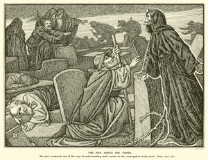 Gli uomini tra le tombe