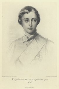 Il Principe di Galles, il futuro Re Edoardo VII, nel suo diciottesimo anno, 1858 da George after Richmond