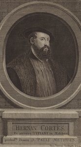 Hernan Cortes, conquistador spagnolo da George after Vertue