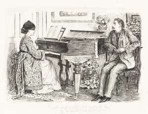 "--E nebbia o luce, navigherò con lui, se lui navigherà con me--" da George du Maurier