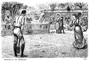 Le Amenità del Campo da Tennis, 1883 1891 da George du Maurier