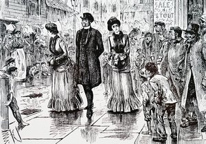 Ispezione delle classi inferiori da George du Maurier