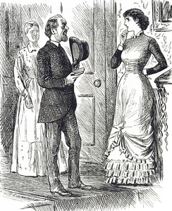 Cartone che raffigura un diverso tipo di contatore del gas in uso da George du Maurier