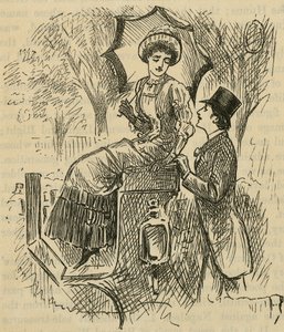 Flirtare (illustrazione) da George du Maurier