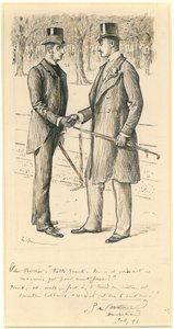 Ciao Frank!, 1891 da George du Maurier
