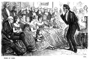 Musica a casa, 1872 da George du Maurier