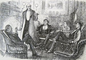 La sala fumatori da George du Maurier