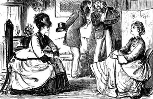 Coppie inglesi di classe superiore da George du Maurier