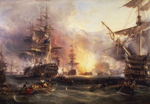 Il bombardamento di Algeri, 27 agosto 1816 da George the Elder Chambers