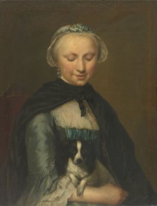 Ritratto di Antoinette Métayer, sorella maggiore di Louis Métayer da George van der Mijn