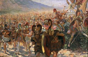 Gli Eroi di Maratona da Georges Antoine Rochegrosse