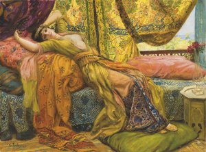 Bellezza reclinata da Georges Antoine Rochegrosse