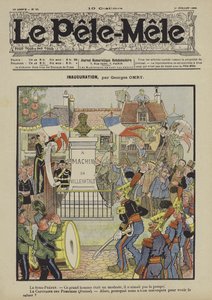 Inaugurazione. Illustrazione per Le Pêle-Mêle da Georges Antonin Henri Mory