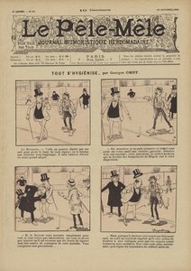 Tout shygienise. Illustrazione per Le Pele-Mele, 1902