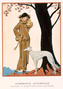 Sinfonia autunnale, cappotto e abito pomeridiano di Worth, da 