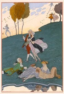 Fetes Galantes, illustrazione per 