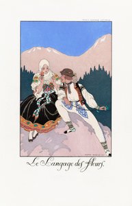 Illustrazione di George Barbier da Georges Barbier