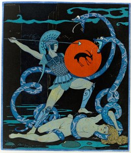 Illustrazione da Les Chansons de Bilitis da Georges Barbier