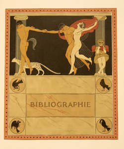 Illustrazione da Les Chansons de Bilitis, di Pierre Louys, pub. 1922 da Georges Barbier