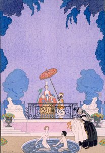 Illustrazione da un libro di fiabe da Georges Barbier