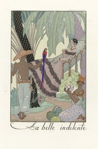 La Belle Indolent, pub. 1923 da Georges Barbier