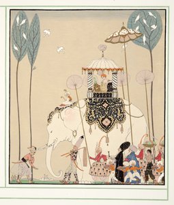 La Belle Missous da Personaggi di Commedia, pub. 1922 da Georges Barbier