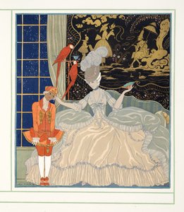 La Contessa da Personages de Comedie, pub. 1922 da Georges Barbier