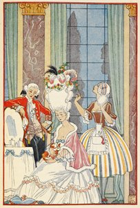 La Francia nel XVIII secolo. Aristocrazia francese del diciottesimo secolo da Georges Barbier
