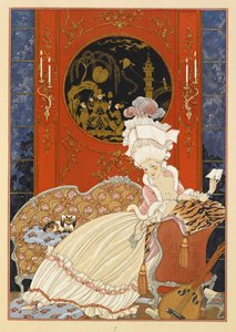 Lettera. Una donna che legge una lettera.
