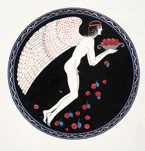 Rose nella notte, illustrazione da Les Chansons de Bilitis, di Pierre Louys, pub. 1922 da Georges Barbier