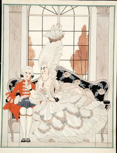 La Duchessa, c. 1930 da Georges Barbier