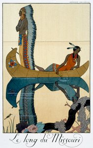 La lunghezza del Missouri, 1922 da Georges Barbier