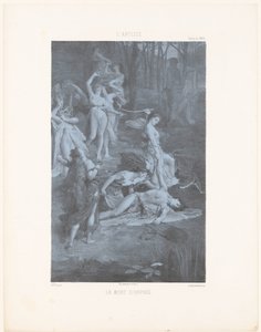 Orfeo viene ucciso dalle baccanti da Georges Bellenger