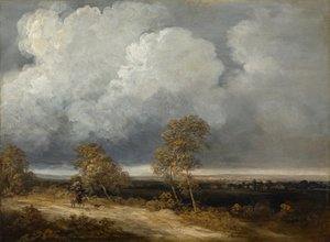 Paesaggio con cavaliere da Georges Bernard Michel