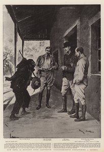 Come arrivano le notizie da Ladysmith, corrispondenti che inviano un corridore