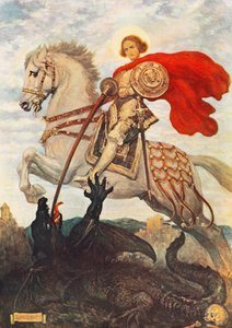 San Giorgio e il drago da Georges Bertin Scott