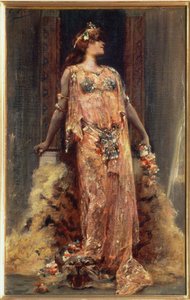 Sarah Bernhardt nel ruolo di Cleopatra