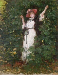 Sarah Bernhardt tra gli Alberi da Georges Clairin