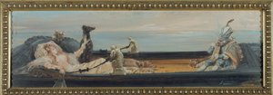 The gondola, ca. 1896 (paper) da Georges Clairin