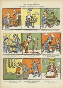Giochi preferiti di grandi uomini, illustrazione per Le Rire da Georges Delaw