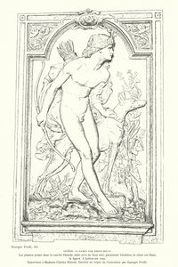 Atteone, eroe della mitologia greca, cammeo dello scultore francese Emile Soldi da Georges Ernest Profit