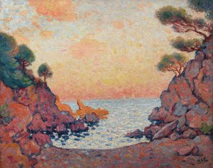 La baia di Le Lavandou, 1899