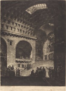 Veduta di una prigione da Georges François Blondel