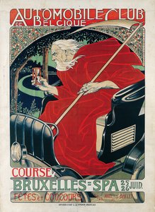 Automobile Club Belgique. Corsa Bruxelles - Spa, 1898 da Georges Gaudy