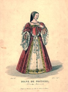 Diane de Poitiers, inizio XIX secolo da Georges Jacques Gatine