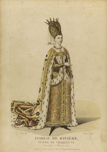 Isabella di Baviera, Regina di Francia da Georges Jacques Gatine
