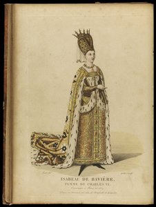 Isabeau di Baviera, Regina di Francia da Georges Jacques Gatine