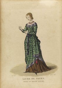 Laura de Noves (1310-1348) da Georges Jacques Gatine