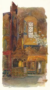 Interno della Chiesa di San Nicola, Yaroslav, c. 1900, 1905 da Georges Kossiakoff