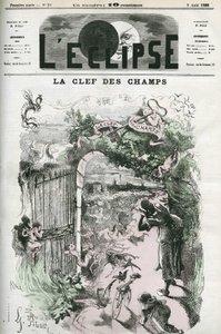 La chiave dei campi, illustrazione di Pilotel che sostituisce il disegno di Gill 